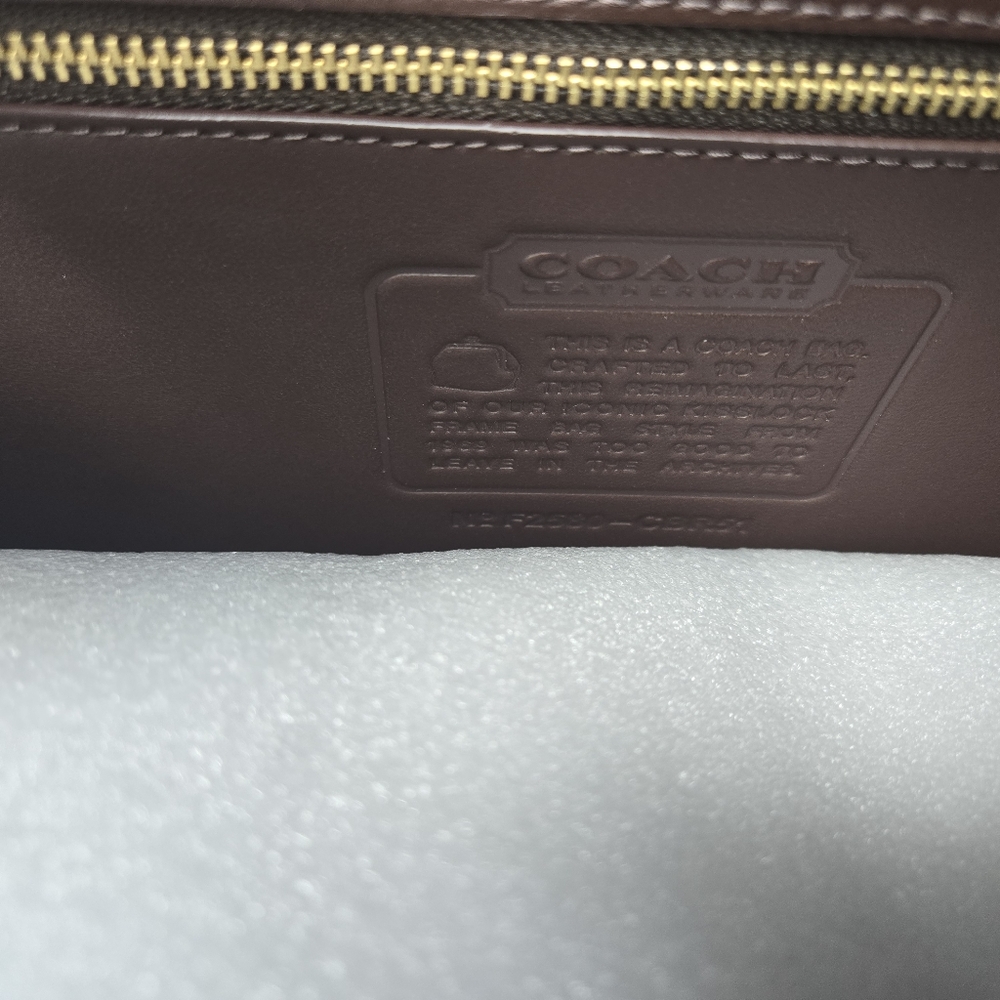 Coach Brown Shoulder Bag with Gold Accents!! - Picture 2 of 3